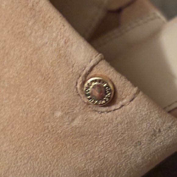 COLE HAAN DANIA BEIGE SUEDE OPEN TOE MULE SIZE 7 - Picture 5 of 7